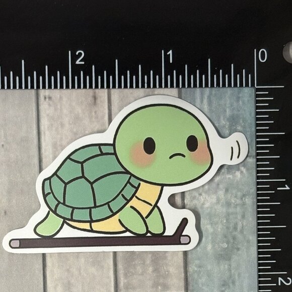 🌀10/$10🌀 Baby Turtle Reusable Waterproof Vinyl Sticker Decal - Picture 1 of 1